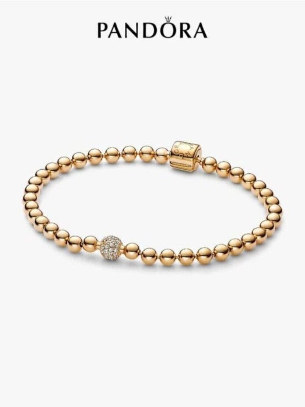 Pandora Beads & Pavé Bracelet